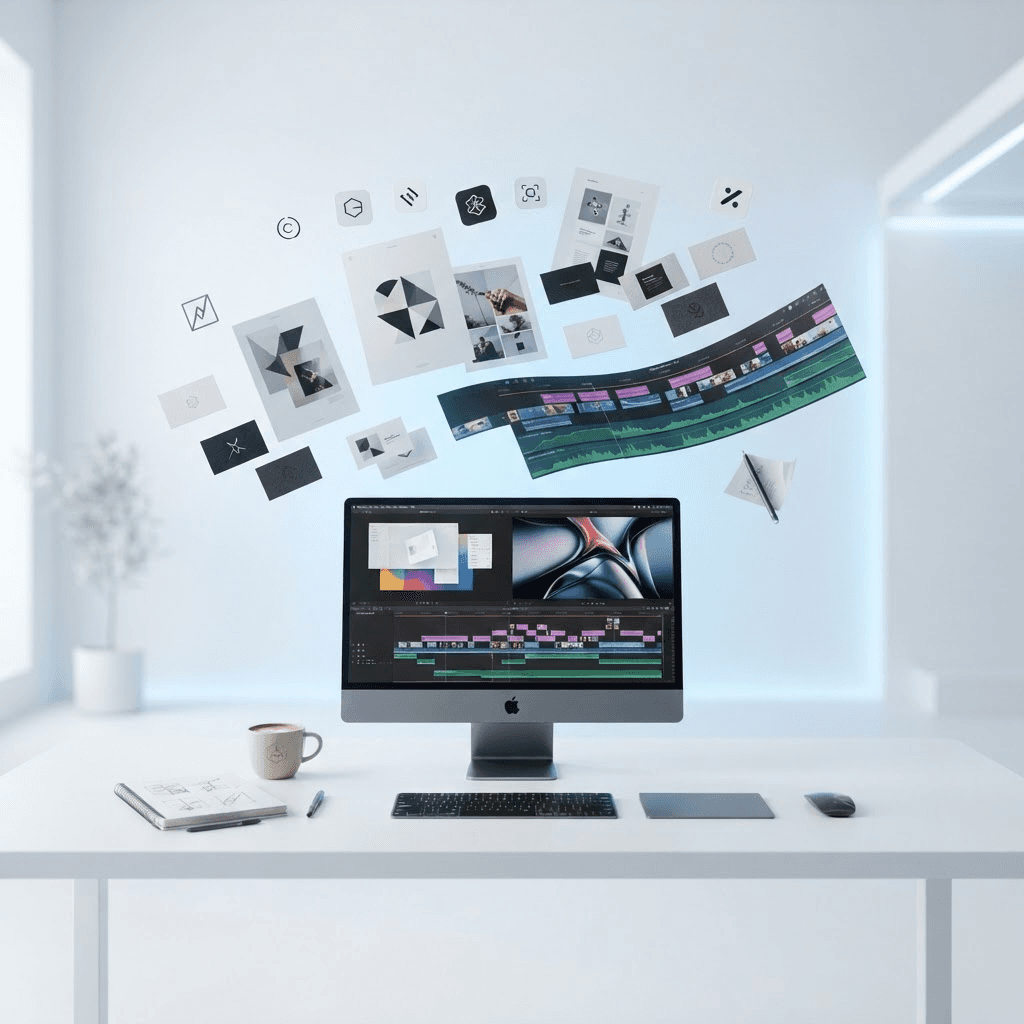 Réalisations de design ADF : logos, affiches, cartes de visite et vidéos